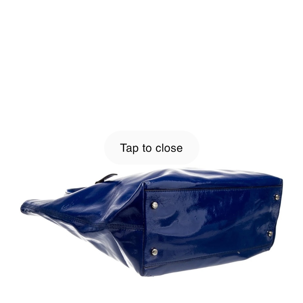 Kate Spade Blue Patent Tote - Picture 4 of 7